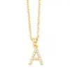 Wholesale Simple Style Letter Copper Inlay Anti-pearl Necklace