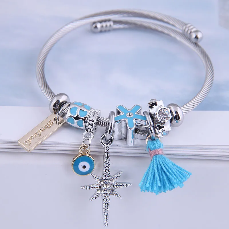 Wholesale 201 Stainless Steel Alloy Eye Electroplated Other White K Plated Novelty