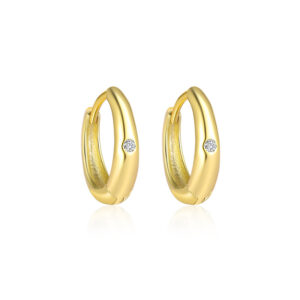 E4808-gold/pair / 925 silver