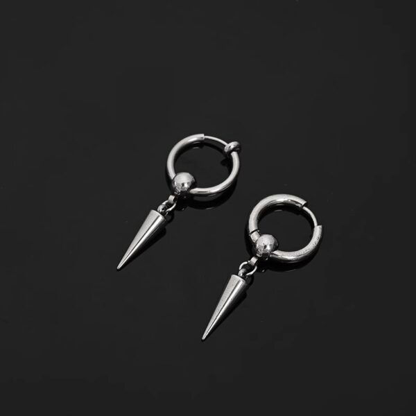 Wholesale Cross border AliExpress hot mixed cross leaf sword pendant earrings dragon ring ear buckle silver black optional