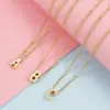 Wholesale Fashion Letter Stainless Steel Plating Pendant Necklace 1 Piece