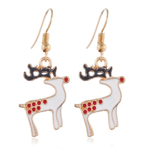 oly-d81532dbb97bfb5985b5578ac9ad92ab Wholesale Christmas Reindeer Snowflake Earrings