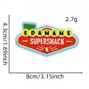 Green plant cloth stickers 10#