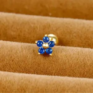 2 Golden Blue Diamond 1 Piece