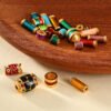 Wholesale DIY enamel multicolor barrel beads spacer beads