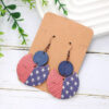 Wholesale Independence Day Stripe Earrings