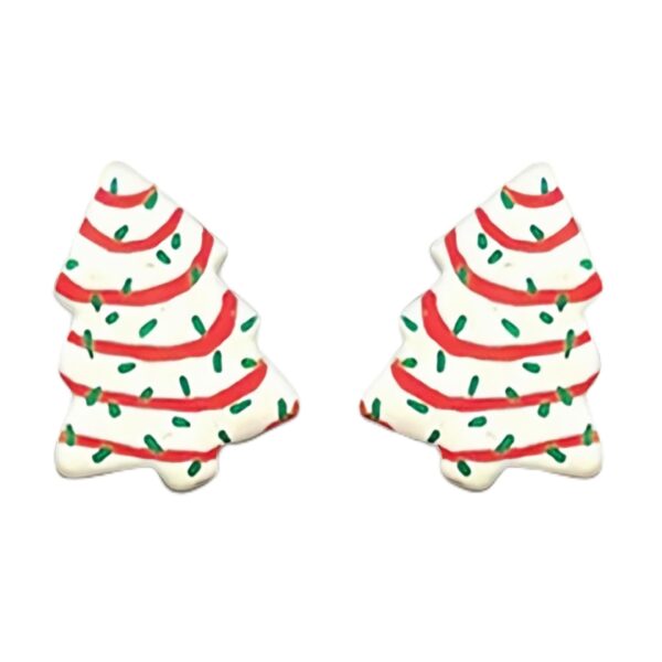 Wholesale Colorful Christmas Tree Earrings