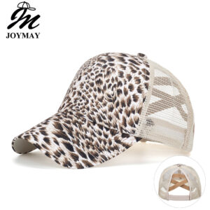 Wholesale Cross Border Hat Leopard Print Cross Baseball Cap Cap Casual Sunscreen Hat B1151