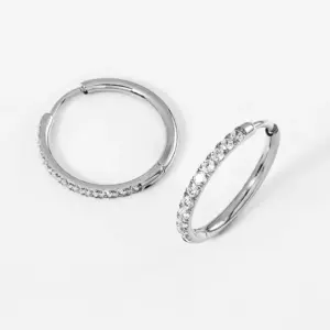 2.0 * 16mm Silver (a Pair)