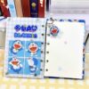 Wholesale [Doraemon] Original Cartoon A7 Loose-leaf Book Rocking Notebook Cute Girl Heart High-value Animation
