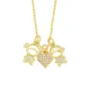 Wholesale Cross-border Hot-selling Couple Pendant Copper Necklaces