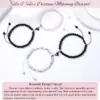 Wholesale Romantic Heart Shape Natural Stone Handmade Bracelets