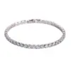 European Hip Hop 4.0 Zircon Bracelet For Men And Women Hot Sale Simple Fashion Tennis Bracelet Wholesale