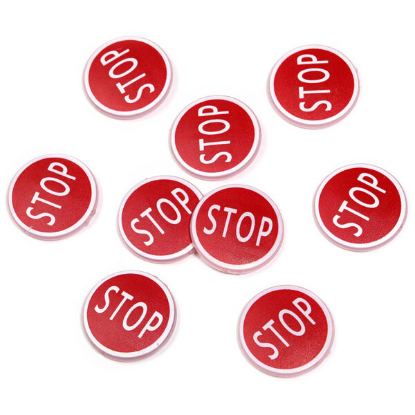 Wholesale Red printed beads