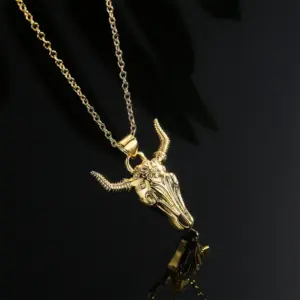 Wholesale Fashion Geometric Copper Pendant Necklace In Bulk