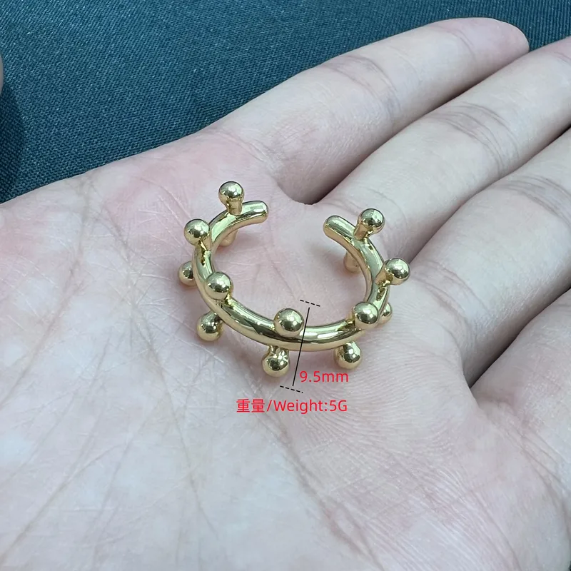 Wholesale Casual Vintage Style Simple Style Geometric Copper Plating 18k Gold Plated Open Rings
