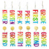 Wholesale Amazon source teachers and students grade bright sparkling text new semester earrings color simple ritual earrings