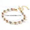 Wholesale Three-color electrophoretic laser bead women's bracelet