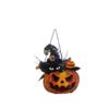 Wholesale Halloween Pumpkin Cat Lantern