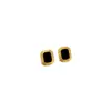 Wholesale Electroplating Golden Plated Geometric Titanium Steel Titanium Steel Ear Studs