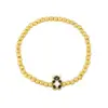 Wholesale European And American Fashion Cute Dog Paw Print Bracelet Simple Copper Bracelet