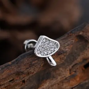 3368 Silver / Ear Studs