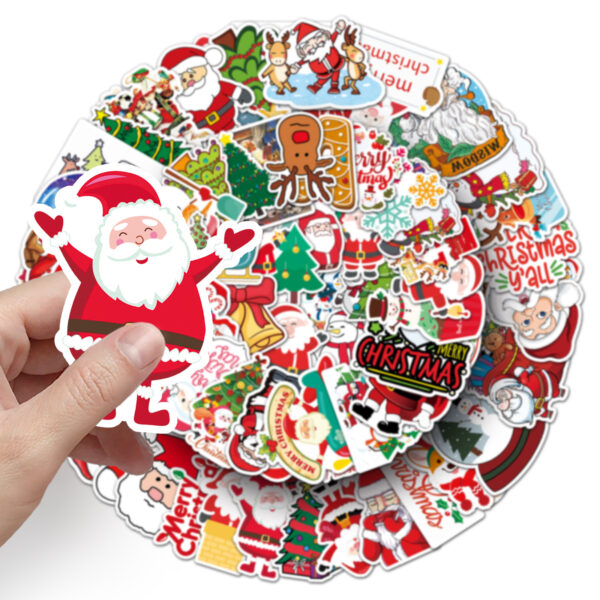 Wholesale 100 pcs/pack Christmas Graffiti Stickers Waterproof