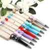 Wholesale Heavy Industry diy Beadable Pen Diamond Five-petal Flower Bead Pen