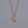 Wholesale 304 Stainless Steel Moon PVD Coated Artificial Rhinestones 18K Gold Plated IG Style Simple Style Waterproof Non Tarnish Plating Inlay Cable Chain Necklace