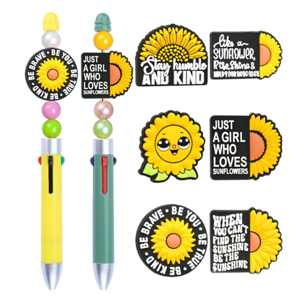 Wholesale Cartoon Sunflower Series Beads