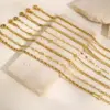 Wholesale Simple Style Solid Color 201 Stainless Steel Snake Chain Figaro Chain Chain Bracelet In Bulk