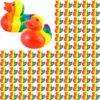 oly-d92ce4c9ba6eb2b594c9b8e4d139a1c1 Wholesale Cross-Border New Product Cute Rainbow Duck Swimming Pool Party Decoration Duck Desktop Ornaments Little Yellow Duck Holiday Gifts