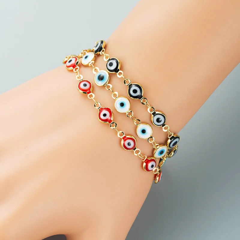 Wholesale Copper Geometric Artificial Gemstones Copper Bracelets