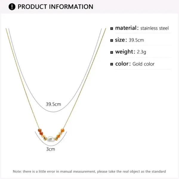 Wholesale PVD Coated 18K Gold Real Gold Plated Round Oval Heart Shape 304 Stainless Steel Imitation Pearl IG Style Waterproof Non Tarnish 304 Stainless Steel Lobster Trigger Clasp Closure Pendant Necklace