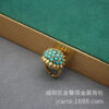 oly-d9394a328efc5068b140f38348c64b2b Wholesale Middle Ancient Vintage High Sense Fashion Personality Elegant Copper Plated Real Gold Ring Vintage Imitation Green Pine Open Ring
