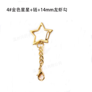 Gold+4-section chain+hook