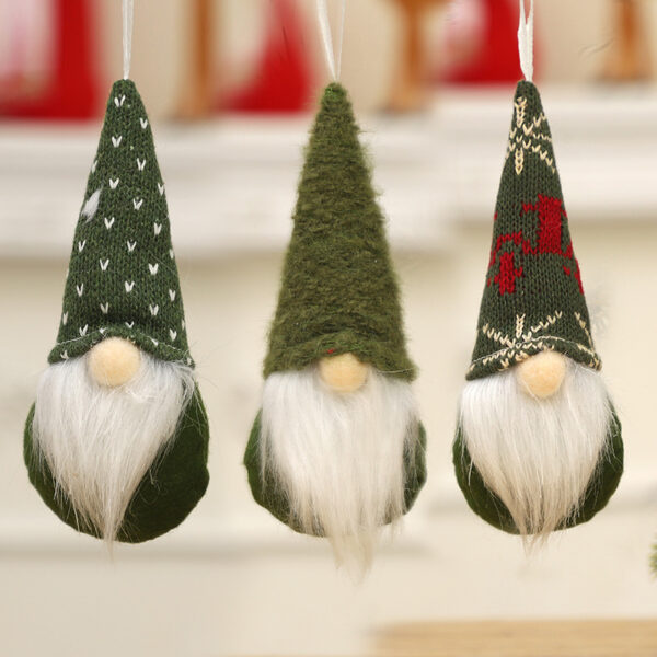 oly-d9471579bfb9b6143c6529741ff0a1cf Wholesale Christmas Decoration Creative Knitted Small Doll Decoration