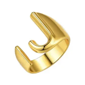 Letter J / Adjustable Opening