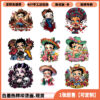 Wholesale White ink hot stamping cute cartoon stickers OLY Exclusive