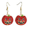 Wholesale Halloween Pumpkin Ghost Diamond Earrings