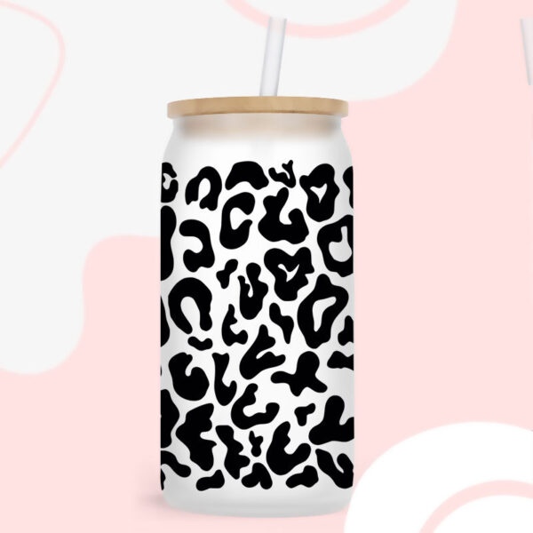 oly-d969e560b99f1f09225023f8b7b941e9 Wholesale New leopard print UV Cup sticker crystal logo pattern 23 cmX11cm in stock