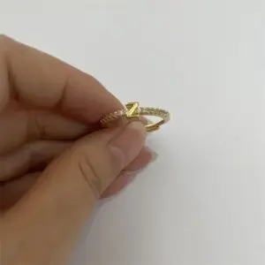 14K Real Gold-Letter Z / One Size