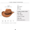 Wholesale Amazon new ethnic woolen hat European and American men's and women's couple hat woolen Western Denim top hat fashion
