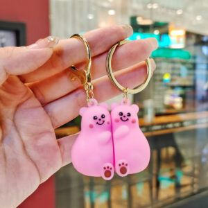 Pink hug bear (1 pair)
