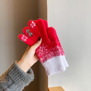 Red [Christmas finger split]