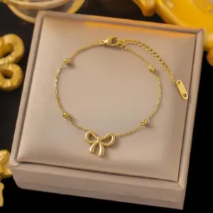 【E2025】Bow Bracelet / Gold