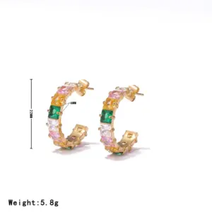 Gold + Colorful Crystals