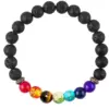 Retro Geometric Natural Stone Beaded Bracelets 1 Piece