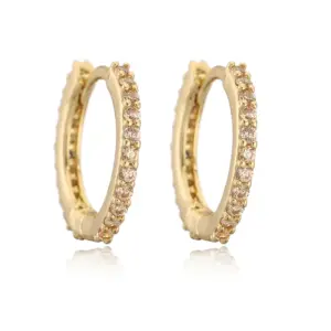 Gold Champagne Diamond 1 Pair