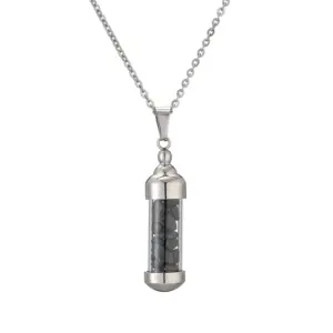 Black Agate / Steel Color